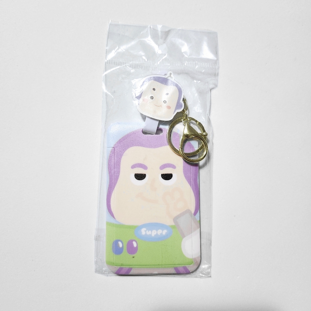 Buzz Lightyear Disney ID Badge Holder Retractable Keychain